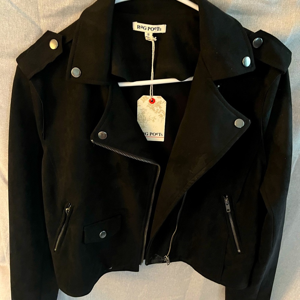 Faux Suede Jacket NWT